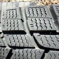冬タイヤ14インチ★ 155/65R14 ★ コンパクトカー用アルミ付スタッドレス ★ バリ山! 深溝４本組 ★ ノート アクア ヴイッツ スイフト★ 群馬県発 ★ 手渡可の画像