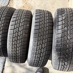 冬タイヤ14インチ★ 155/65R14 ★ コンパクトカー用アルミ付スタッドレス ★ バリ山! 深溝４本組 ★ ノート アクア ヴイッツ スイフト★ 群馬県発 ★ 手渡可の画像