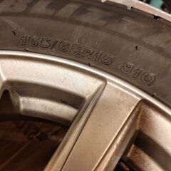 2024年購入 ブリジストンスタッドレスタイヤ ホイールの画像