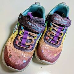 ★KIDS用★SKECCHERS(スケッチャーズ)グラデーションスニーカー【１７㎝】の画像