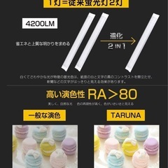 【お取引中】LED照明　2本セットの画像