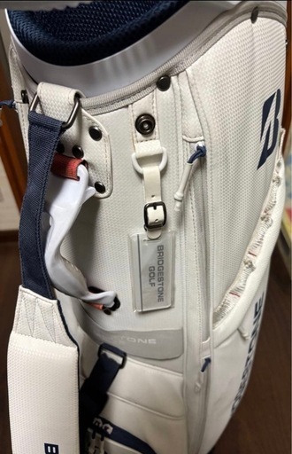 節約 ‼️ゴルフ⛳️BRIDGESTONE GOLF キャディバッグ ホワイト9.5型