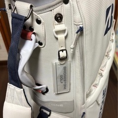 ‼️ゴルフ⛳️BRIDGESTONE GOLF キャディバッグ ホワイト9.5型の画像