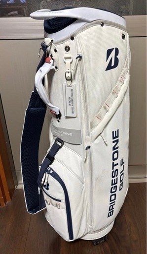 早い者勝ち！BRIDGESTONE GOLF キャディバッグ ホワイト9.5型