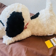 新品♡タグ付 スヌーピーBIGねそべりぬいぐるみの画像
