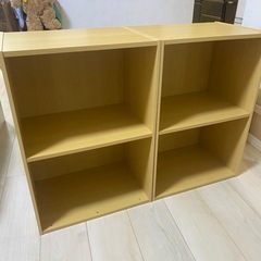 カラーボックス2段の画像