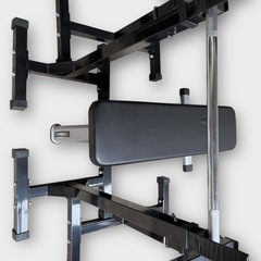 ホームジムセット　ベンチプレス　スクワット　セーフティ　シャフトの画像