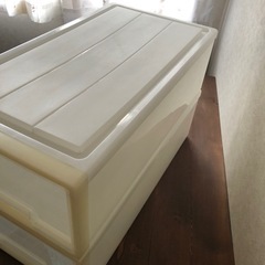 ★無印　クリア　引出し★2個セットの画像