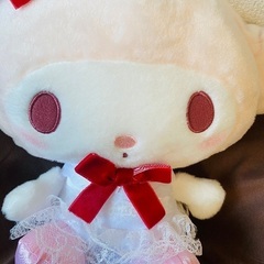 新作♡タグ付 マイメロ BIGぬいぐるみの画像