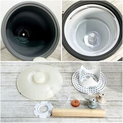 【美品／メーカー保証付】TOSHIBA もちつき機 もちっ子生地職人 PFC-M116(W) 2026/12/14迄 E1EZ0201の画像