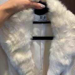 ラビットファー　コートの画像