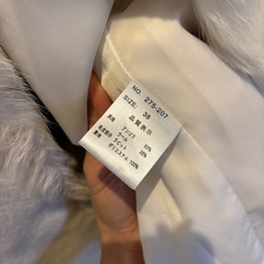 ラビットファー　コートの画像