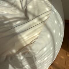 【決定】　ビーズクッション　２個　無印良品の画像