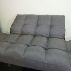 23-1　※取引中/売約済***********　　　　　　処分超特価　訳ありアウトレット　未使用/新品　ソファー 2人掛け リクライニング ひじ掛け ローソファ フロアソファ コンパクト ファブリック ソファの画像