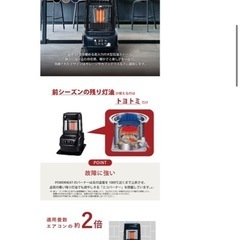 トヨトミ　大型石油ストーブ　パワーヒートPH-10（美品）の画像