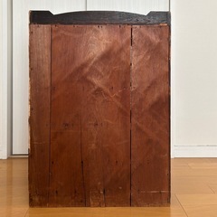 古道具 本棚 ガラス扉 アンティークの画像