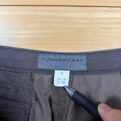 HUMAN WOMAN ヒューマンウーマン　ベロア　Sサイズの画像