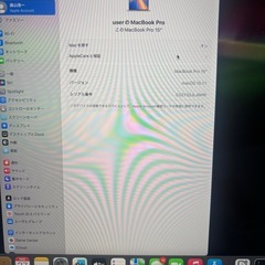 MacBook Pro 2018　15inchの画像