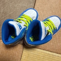 DC　スニーカー　ハイカットスニーカー　15センチの画像