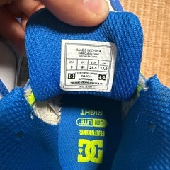 DC　スニーカー　ハイカットスニーカー　15センチの画像