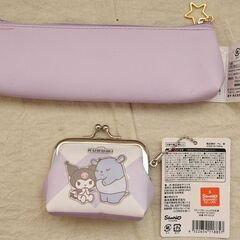 ☆サンリオ クロミ がまぐち＆ペンケースセットの画像