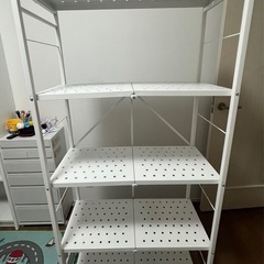 【受け渡し決定】
スチールラック　折り畳み式の画像