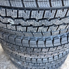 新品スタッドレス+中古アルミ4本セット取付コミの画像