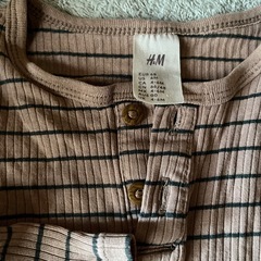 H&M 長袖ロンパース　60-70　　の画像