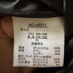 大きめ　ダウンコート　コート　冬用の画像