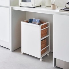 ※12/25まで　tower 目隠しワゴン　2段の画像