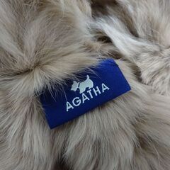 ( E-138 )ファーマフラー ５つセット まとめて まとめ売り ティペット クリップ ホワイト 白 ブラック 黒 ブラウン ピンク フェイクファー 中古の画像