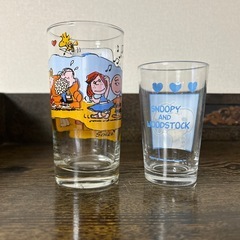 【無料】SNOOPYグラス大1 小1の画像