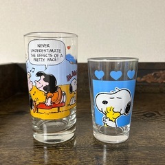 【無料】SNOOPYグラス大1 小1の画像