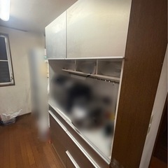 【無料】冷蔵庫洗濯機食器棚/引き取り限定の画像