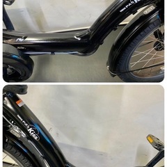 1年保証 ヤマハ　パスキッス　20インチ　子供乗せ　黒色　電動アシスト自転車　g1230の画像