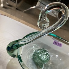 🟥半額セール対象🟥ガラス製　白鳥のボウル　の画像