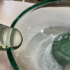 🟥半額セール対象🟥ガラス製　白鳥のボウル　の画像