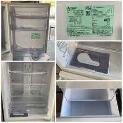 60m　三菱 冷蔵庫 3ドア MR-C33K-W形　330L 24年製　m121302mの画像