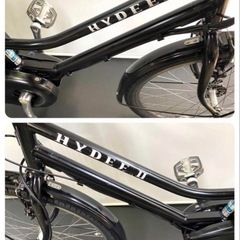 1年保証 ブリヂストン　ハイディ2 26インチ　子供乗せ　黒　電動アシスト自転車　g1230の画像