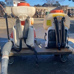 Kioritz SHPE117G 背負い式噴霧器2個の画像