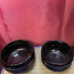 楽　茶碗　茶道具　黒楽茶碗　お稽古に　難あり　茶道具　の画像