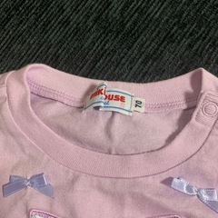 ミキハウス フラワープリント 半袖ワンピース 70の画像