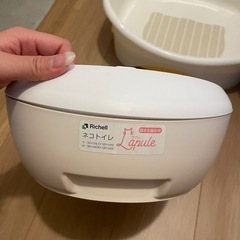 猫用品まとめ売り‼️キャリーケース、システムトイレの画像