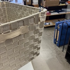 I2512-595 収納ボックス ベージュ 中古の画像