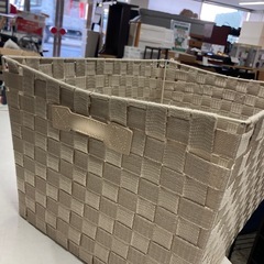 I2512-595 収納ボックス ベージュ 中古の画像