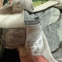 LOCAL MOTION トロピカル柄 オールインワン Fサイズ 夏向けの画像