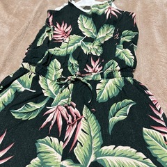 LOCAL MOTION トロピカル柄 オールインワン Fサイズ 夏向けの画像