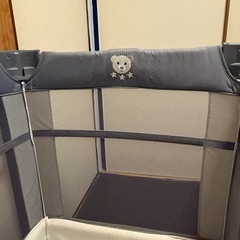 Aprica ココネルエアーAB グレーベアー　ベビーベッドの画像