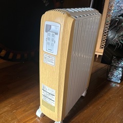 モダンデコ オイルヒータータイマーリモコン付きの画像
