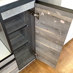 土井インテリヤ工業  2枚扉レンジボード【トレファク 川越店】の画像